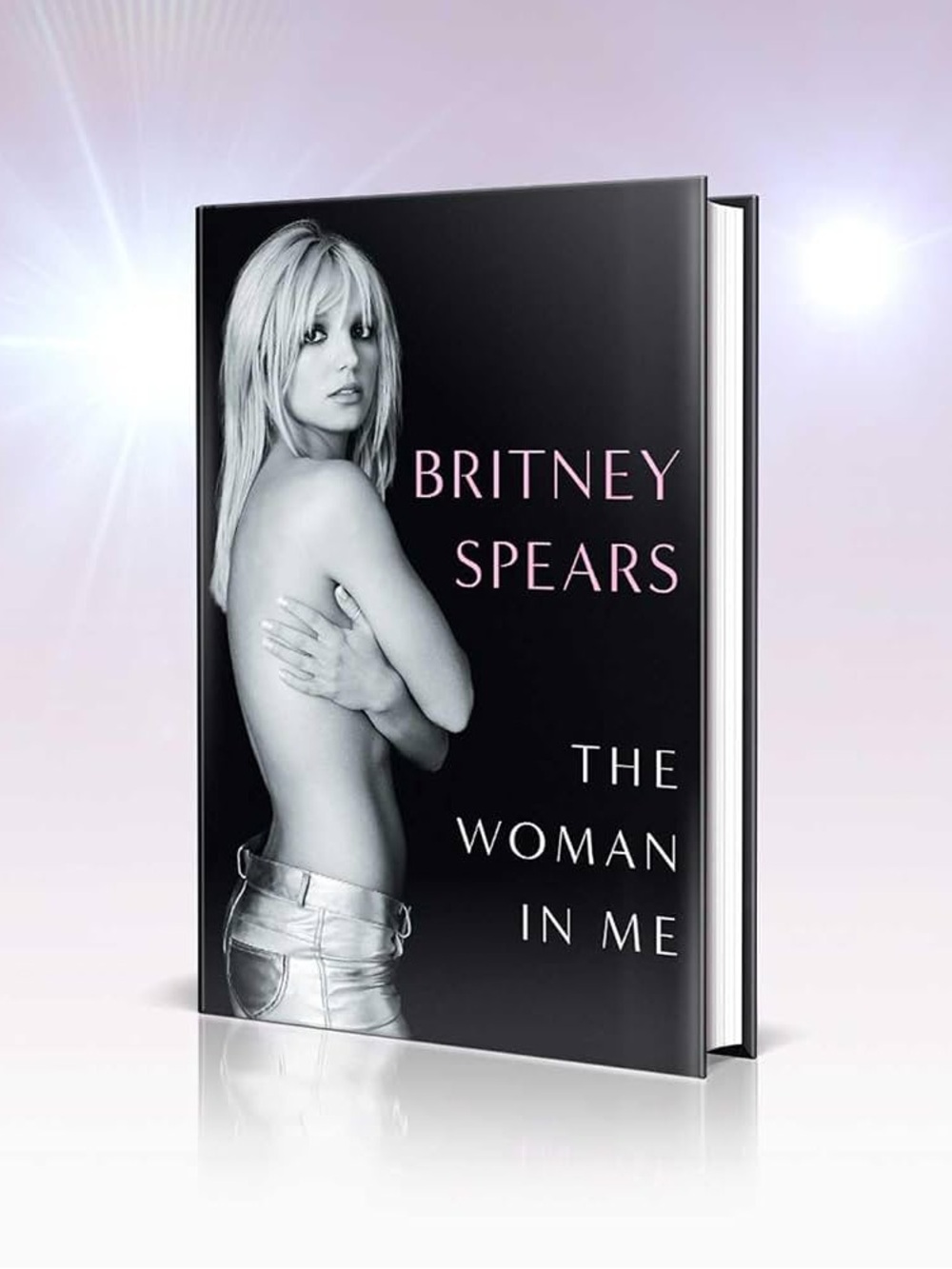 Britney Spears "The Woman in Me" Hardcover Book - Black & Pink Cover
